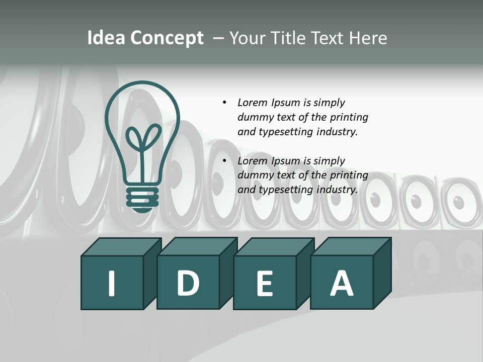 Glossy Render Digital PowerPoint Template