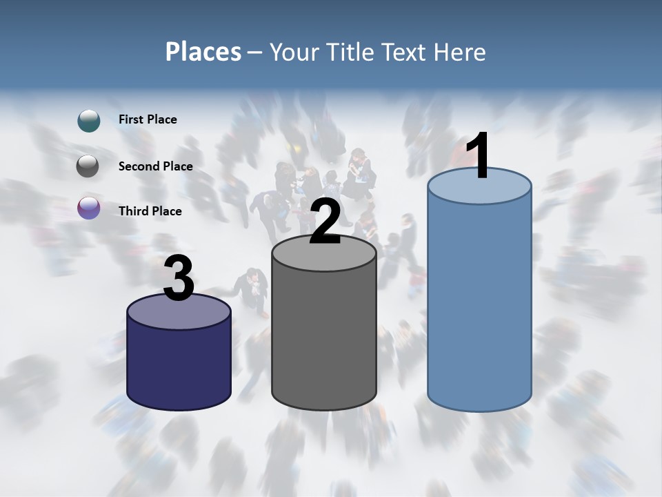 People Masses Stressful PowerPoint Template