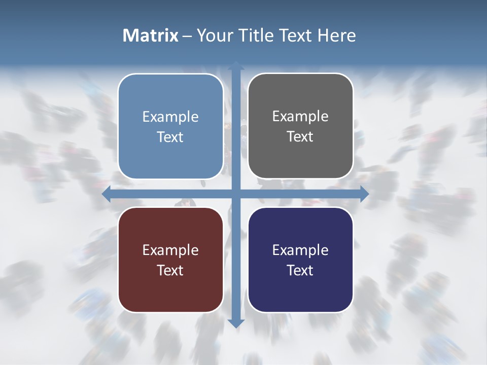 People Masses Stressful PowerPoint Template