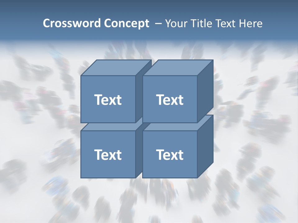 People Masses Stressful PowerPoint Template