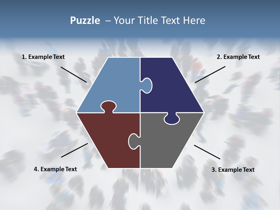 People Masses Stressful PowerPoint Template
