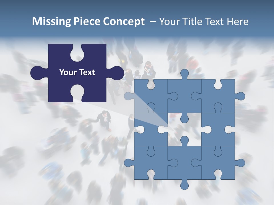 People Masses Stressful PowerPoint Template