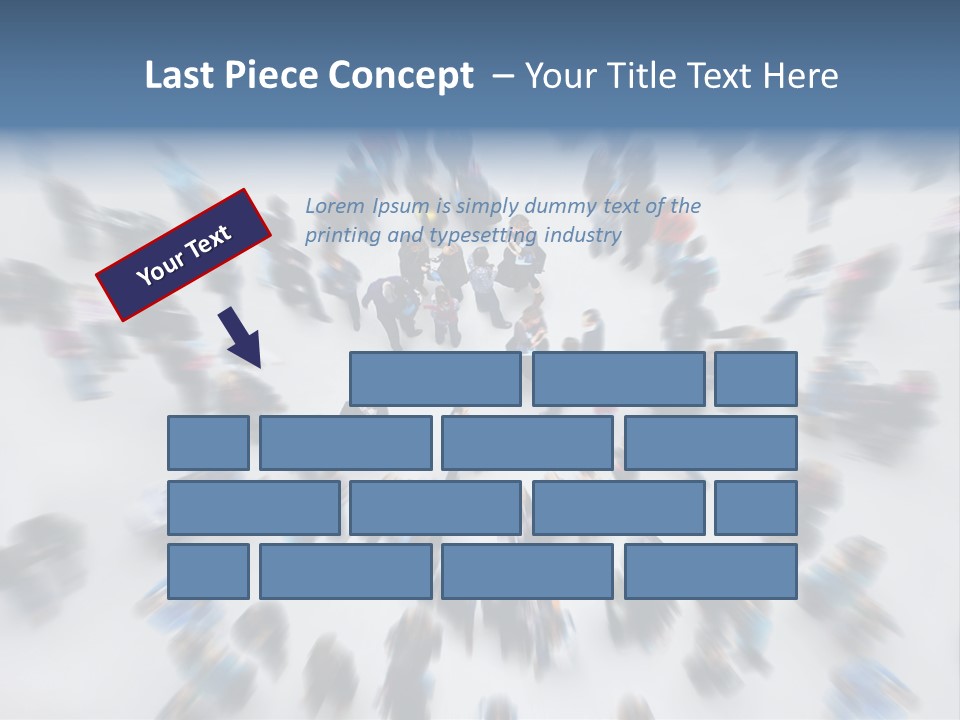 People Masses Stressful PowerPoint Template