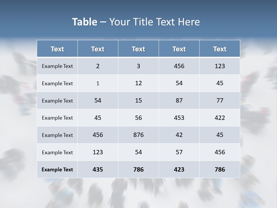 People Masses Stressful PowerPoint Template