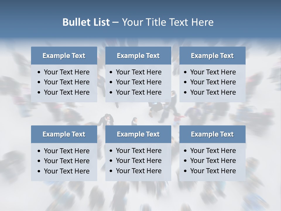 People Masses Stressful PowerPoint Template