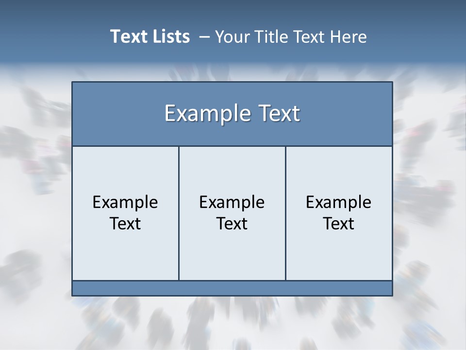 People Masses Stressful PowerPoint Template