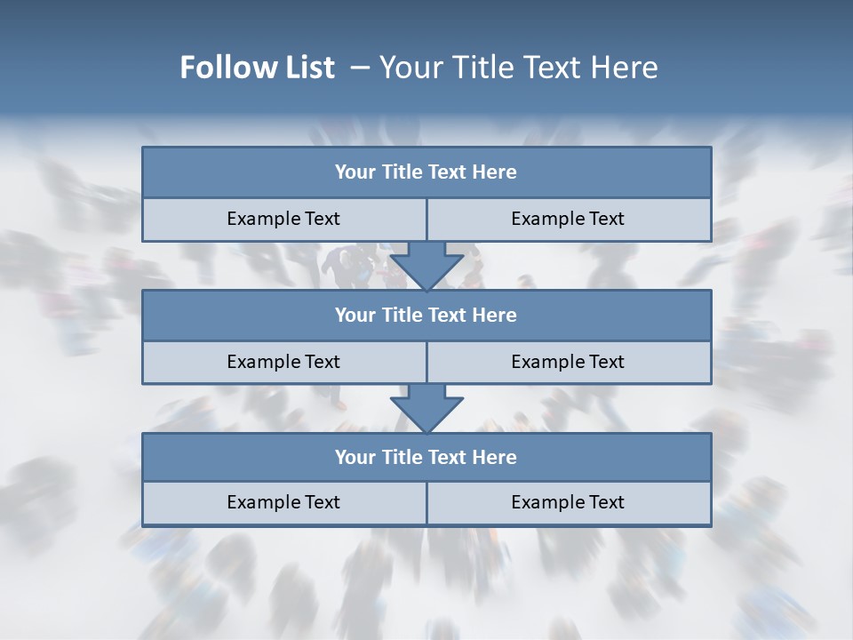 People Masses Stressful PowerPoint Template