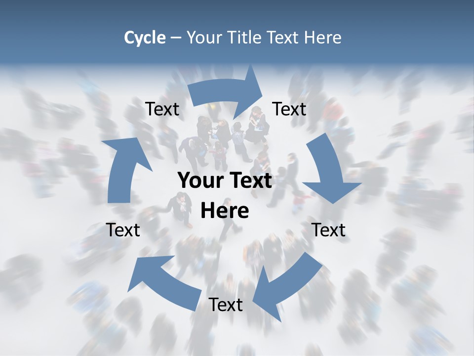 People Masses Stressful PowerPoint Template
