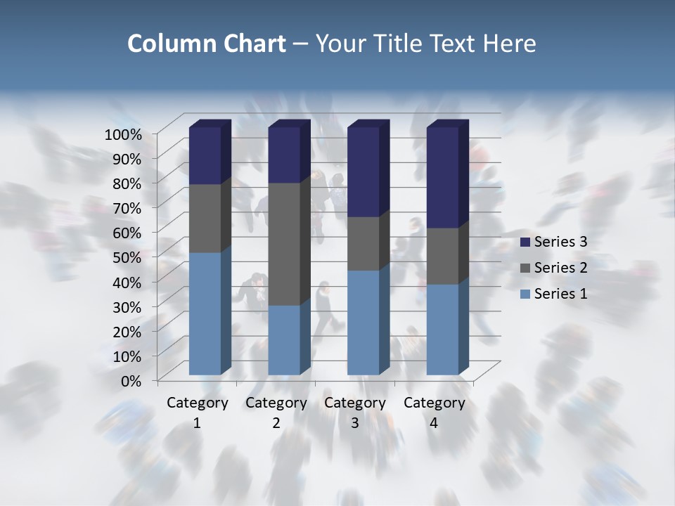 People Masses Stressful PowerPoint Template