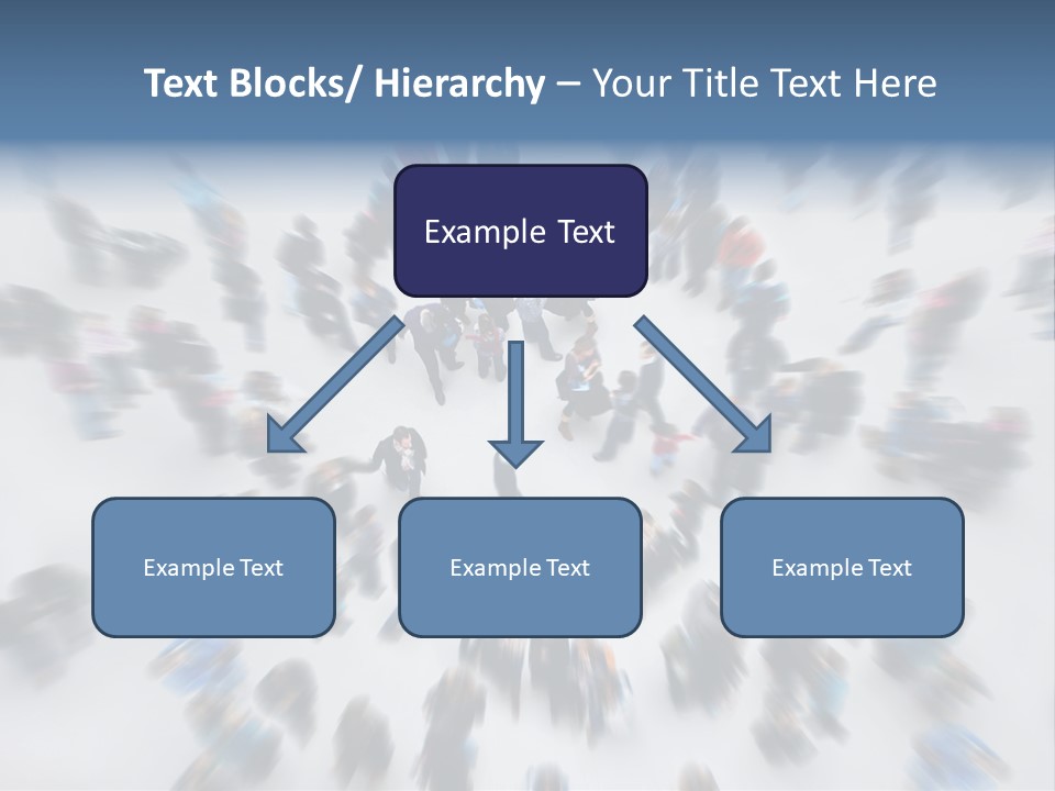 People Masses Stressful PowerPoint Template