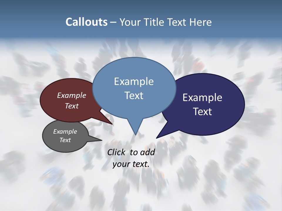 People Masses Stressful PowerPoint Template