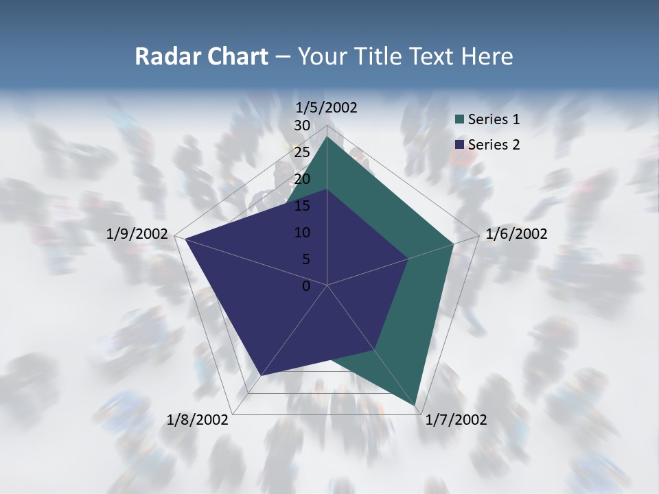 People Masses Stressful PowerPoint Template