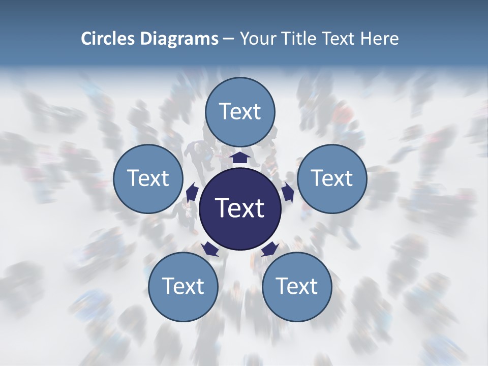 People Masses Stressful PowerPoint Template