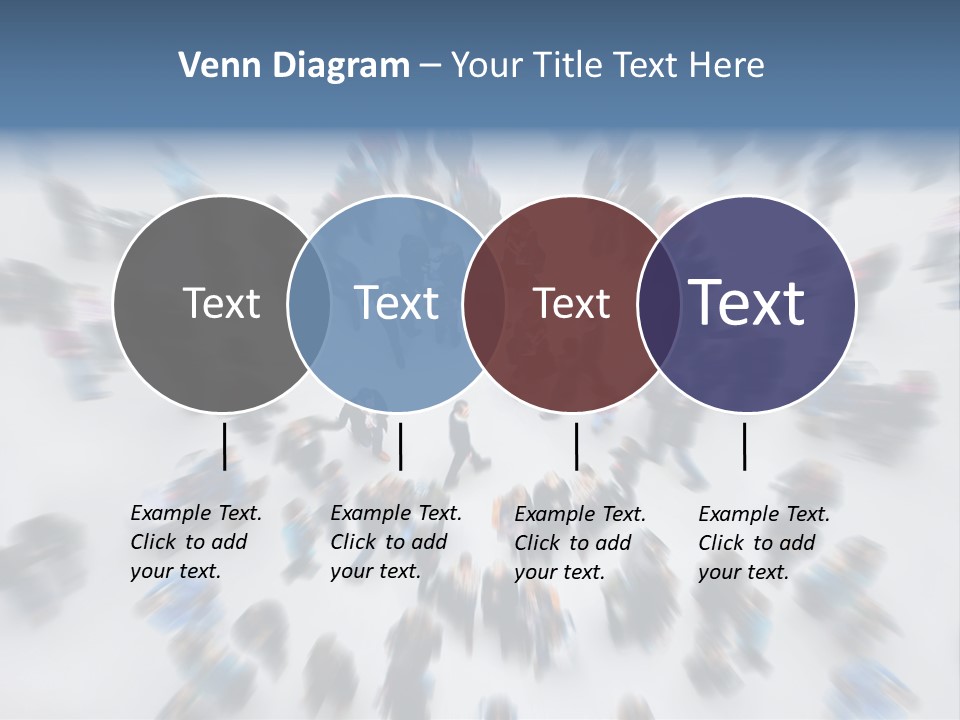 People Masses Stressful PowerPoint Template