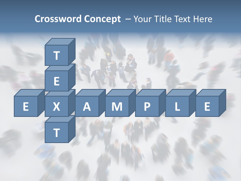 People Masses Stressful PowerPoint Template