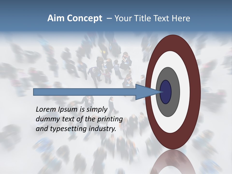 People Masses Stressful PowerPoint Template