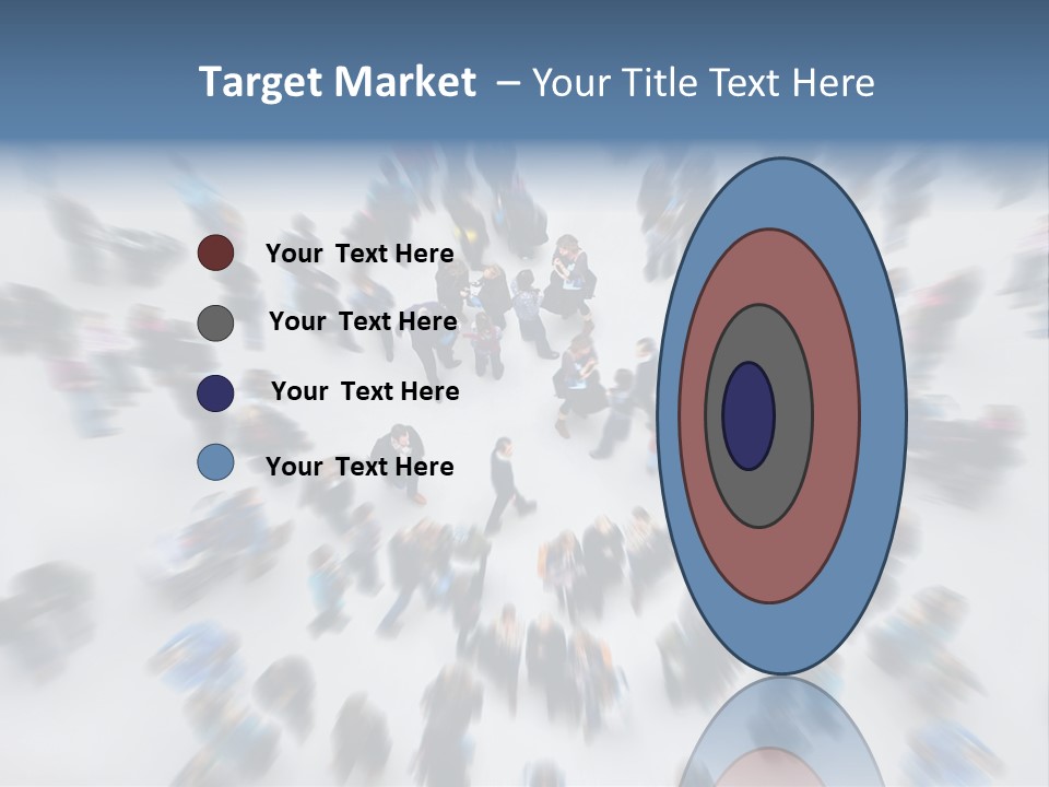 People Masses Stressful PowerPoint Template