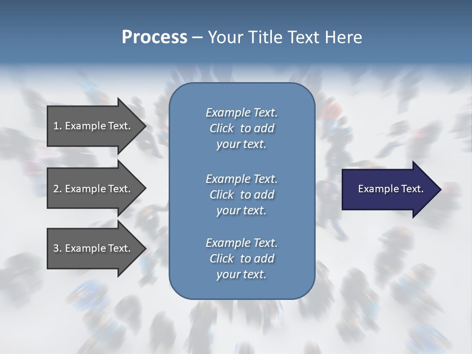 People Masses Stressful PowerPoint Template