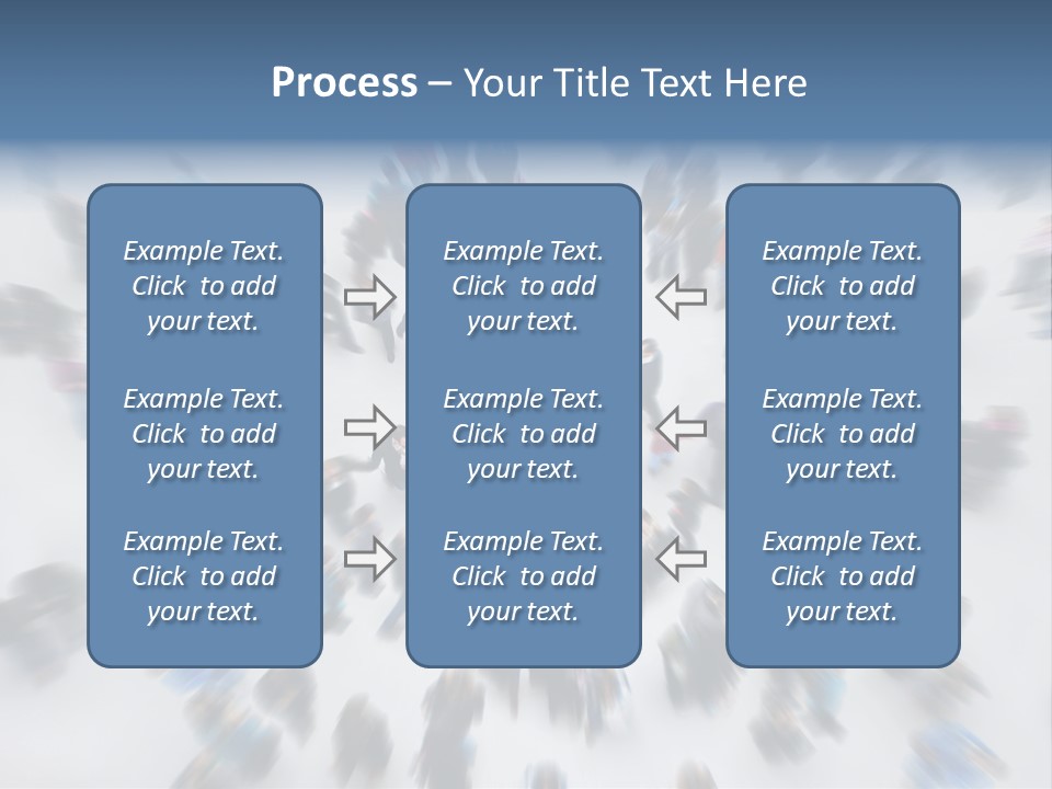 People Masses Stressful PowerPoint Template
