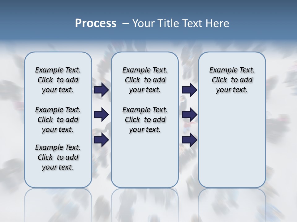 People Masses Stressful PowerPoint Template