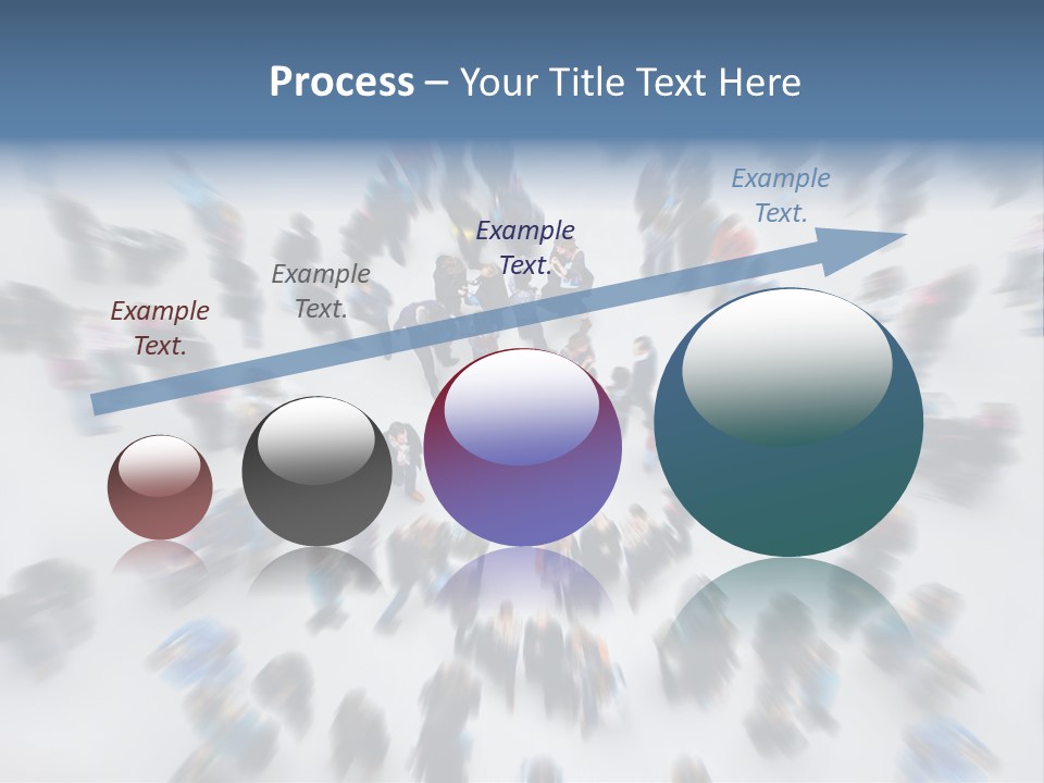 People Masses Stressful PowerPoint Template