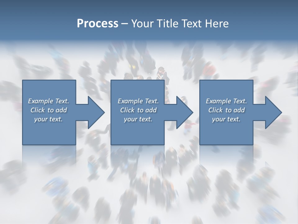 People Masses Stressful PowerPoint Template