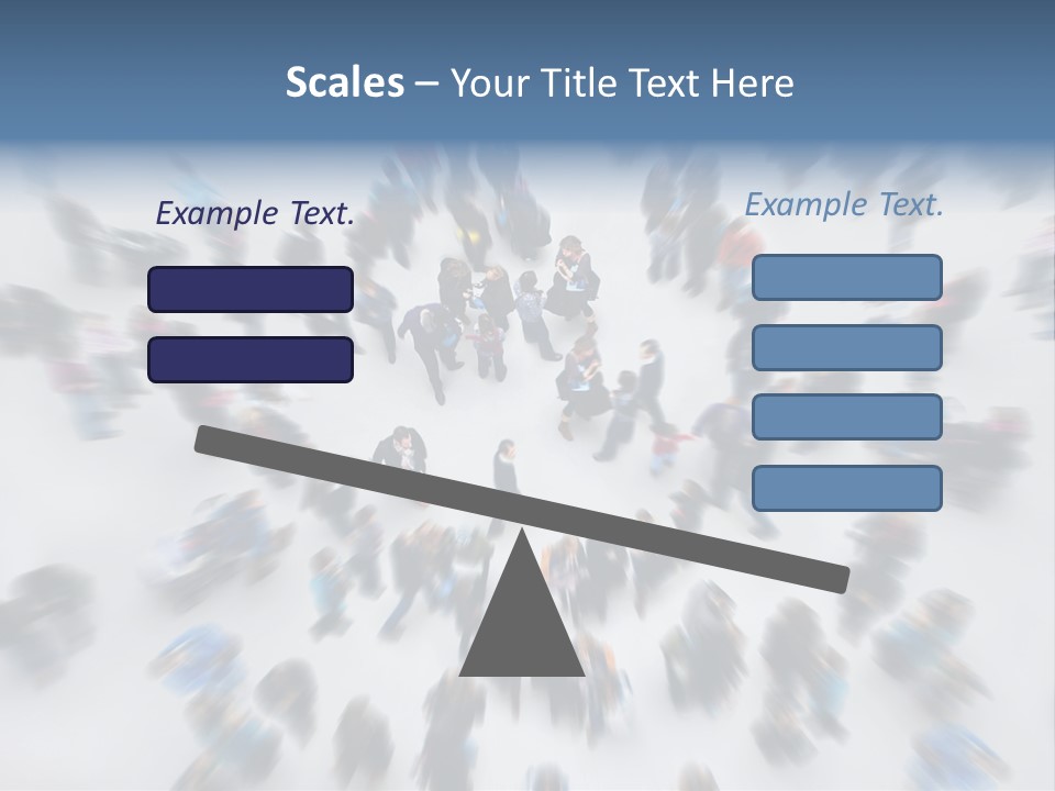 People Masses Stressful PowerPoint Template