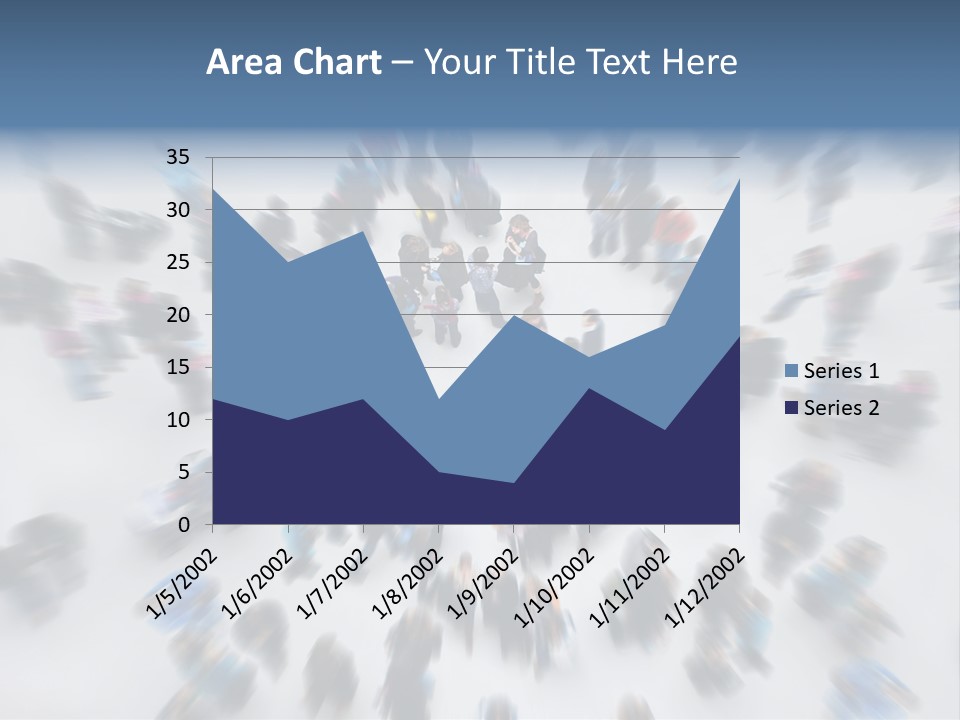 People Masses Stressful PowerPoint Template