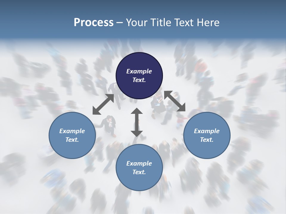 People Masses Stressful PowerPoint Template