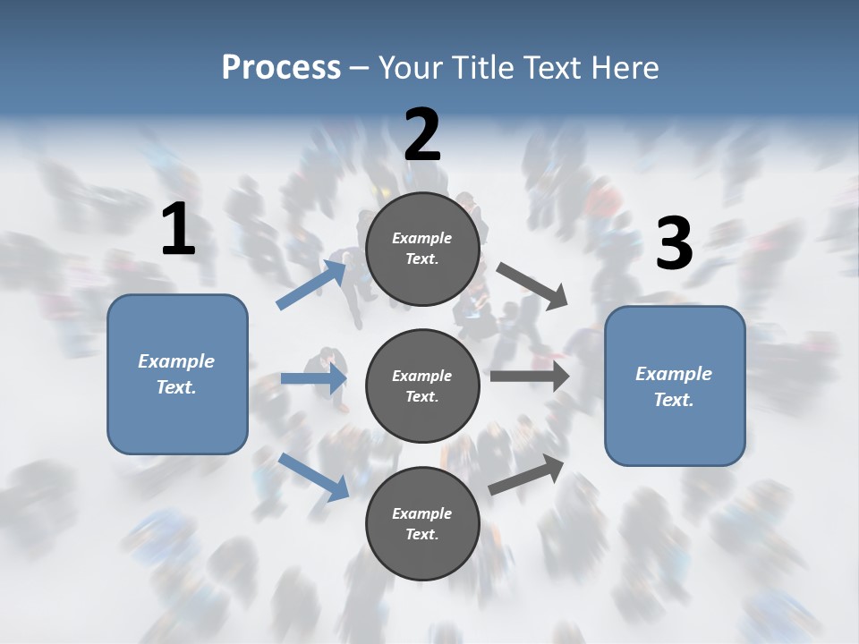 People Masses Stressful PowerPoint Template