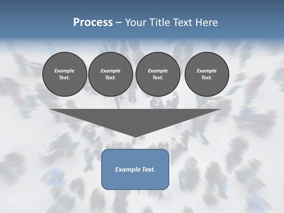 People Masses Stressful PowerPoint Template