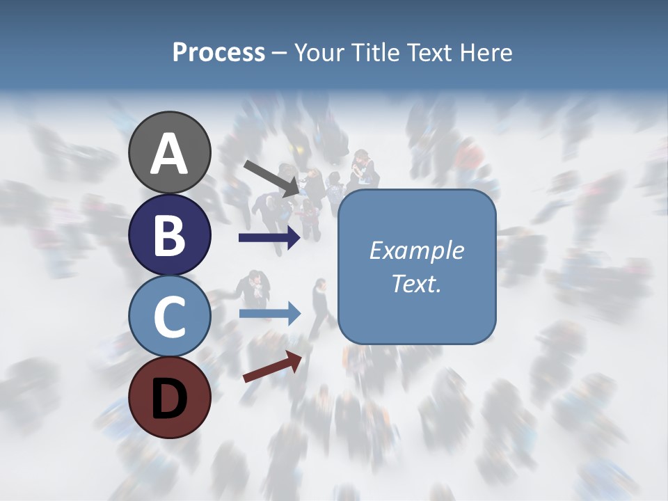 People Masses Stressful PowerPoint Template