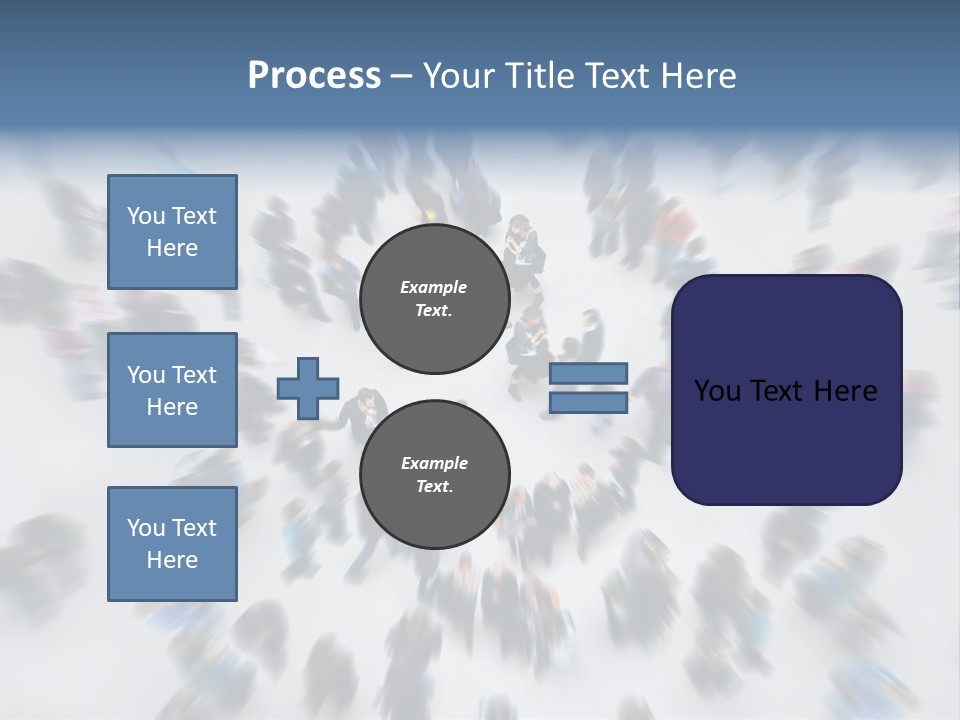 People Masses Stressful PowerPoint Template