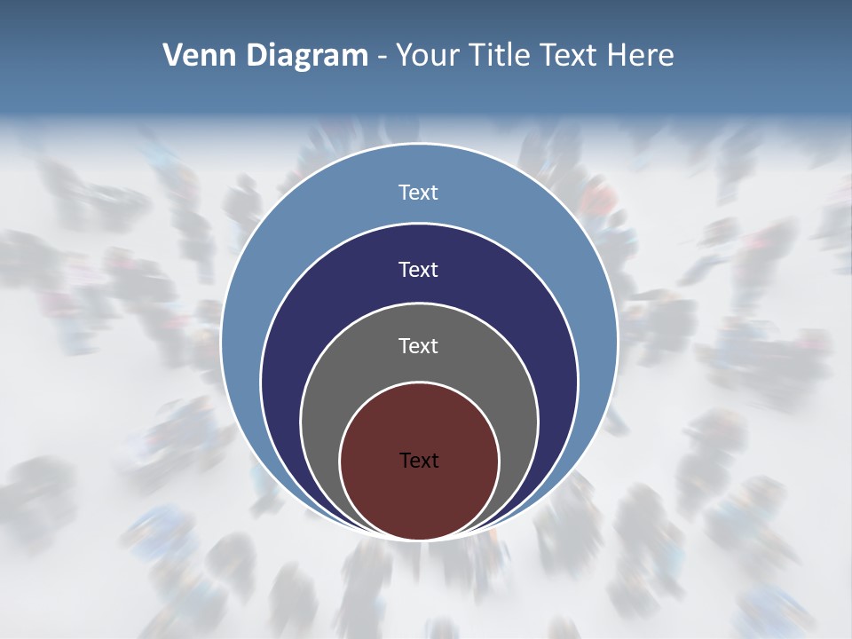 People Masses Stressful PowerPoint Template