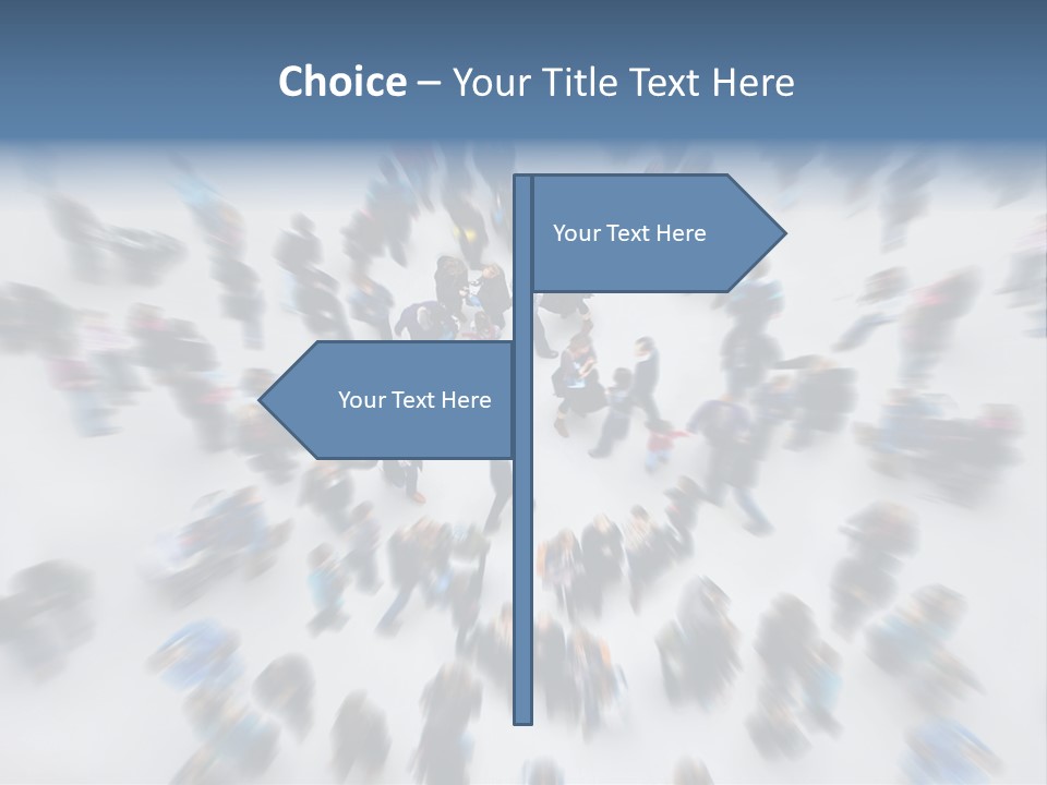 People Masses Stressful PowerPoint Template
