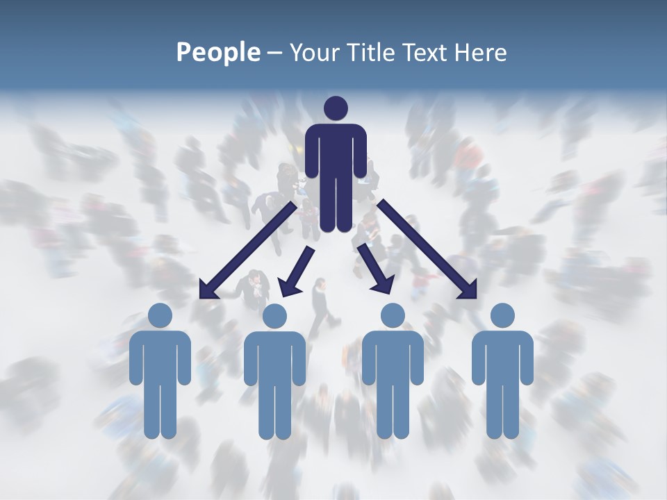 People Masses Stressful PowerPoint Template