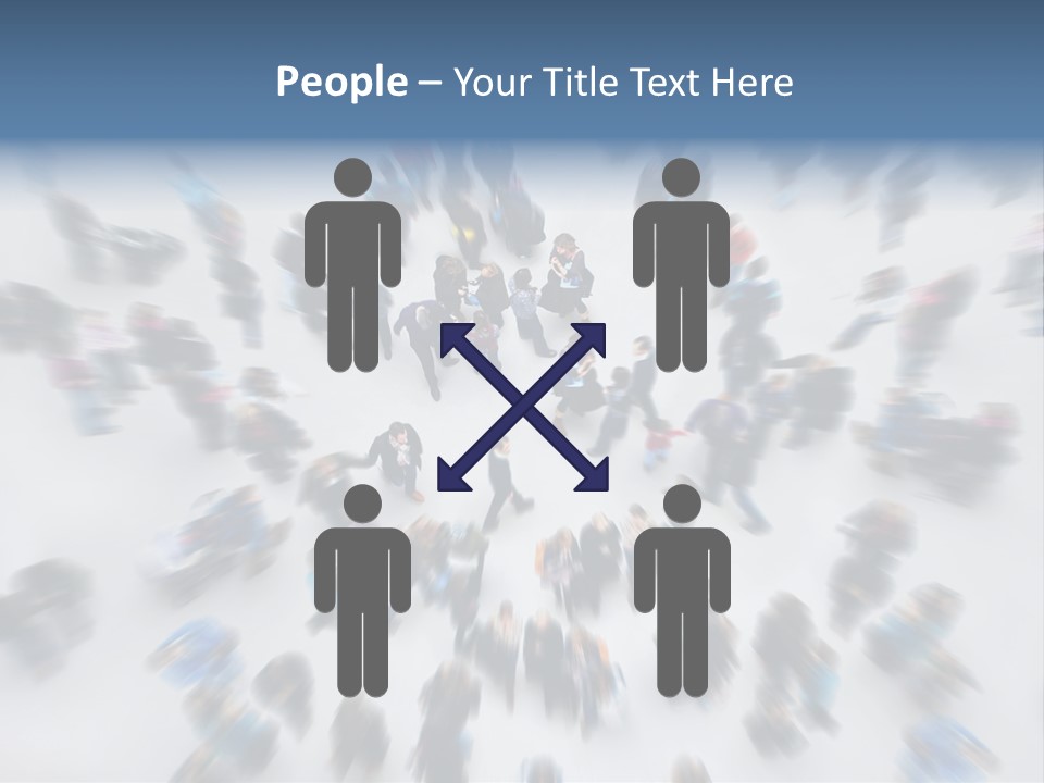 People Masses Stressful PowerPoint Template