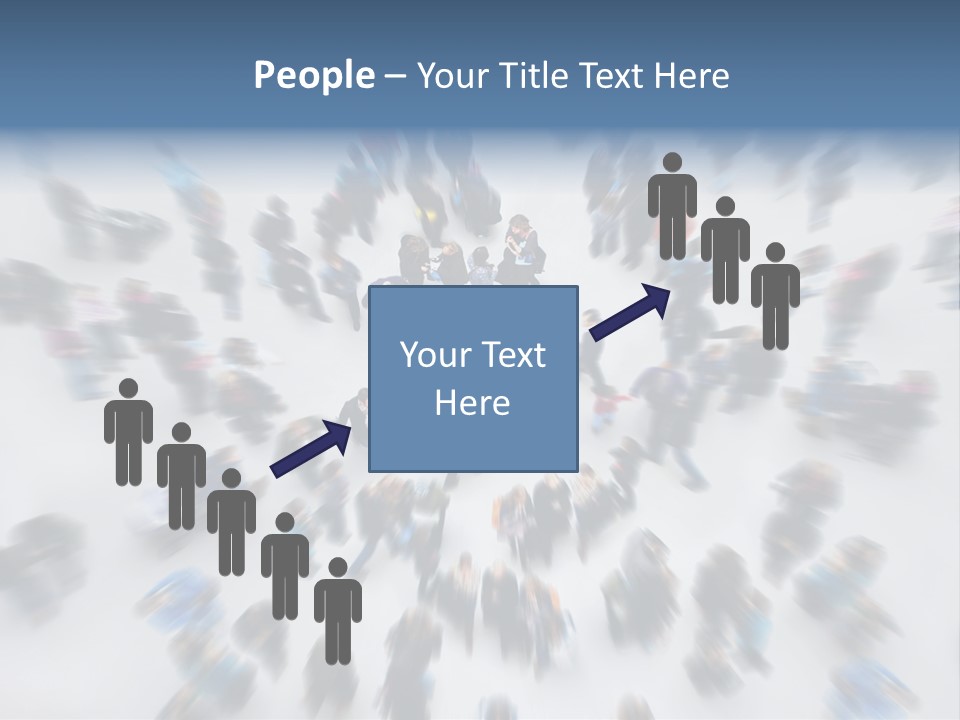 People Masses Stressful PowerPoint Template