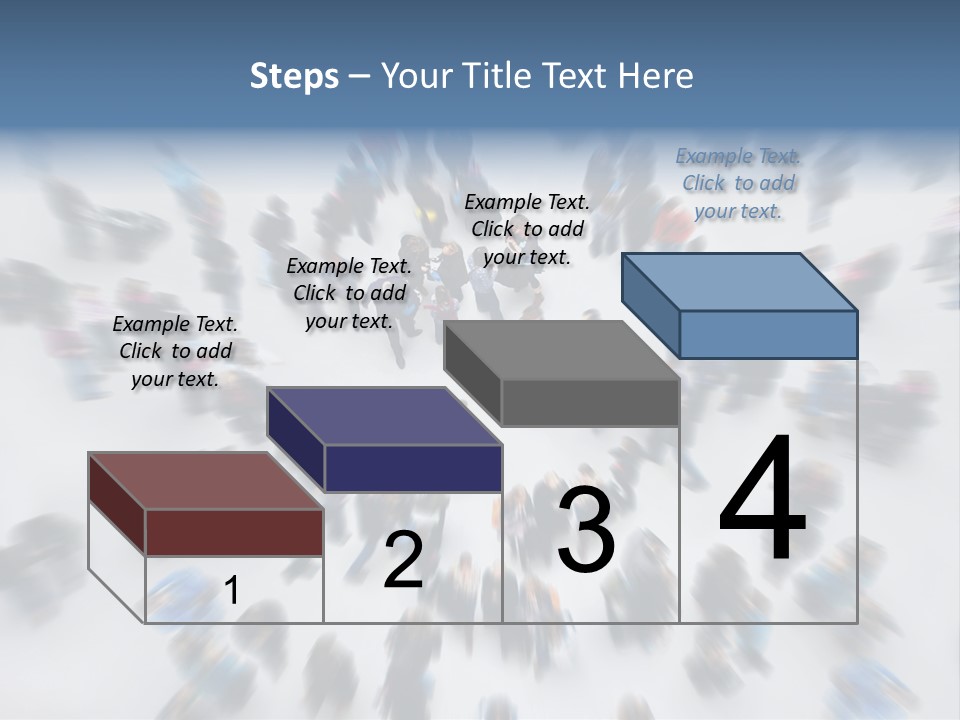 People Masses Stressful PowerPoint Template