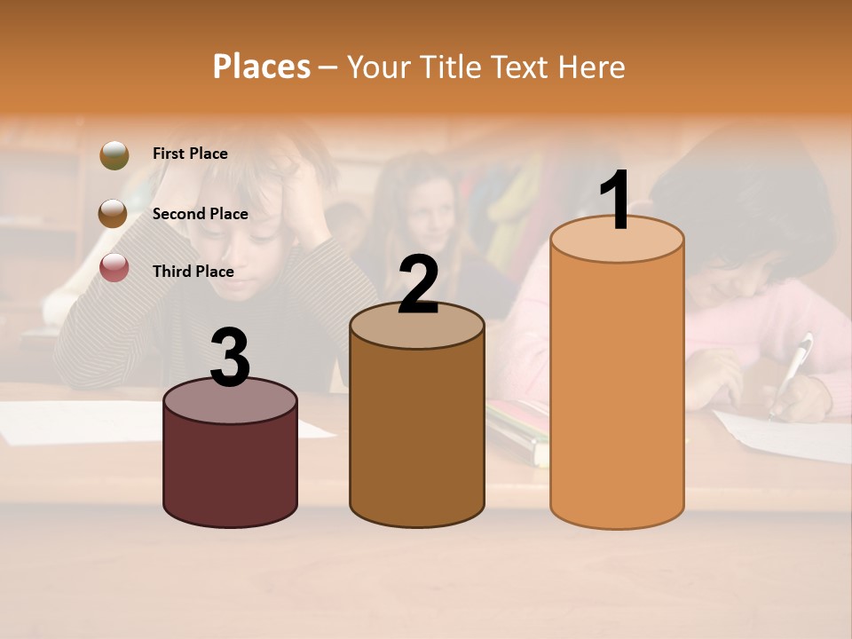 Elementary Sit Together PowerPoint Template