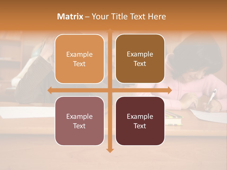 Elementary Sit Together PowerPoint Template