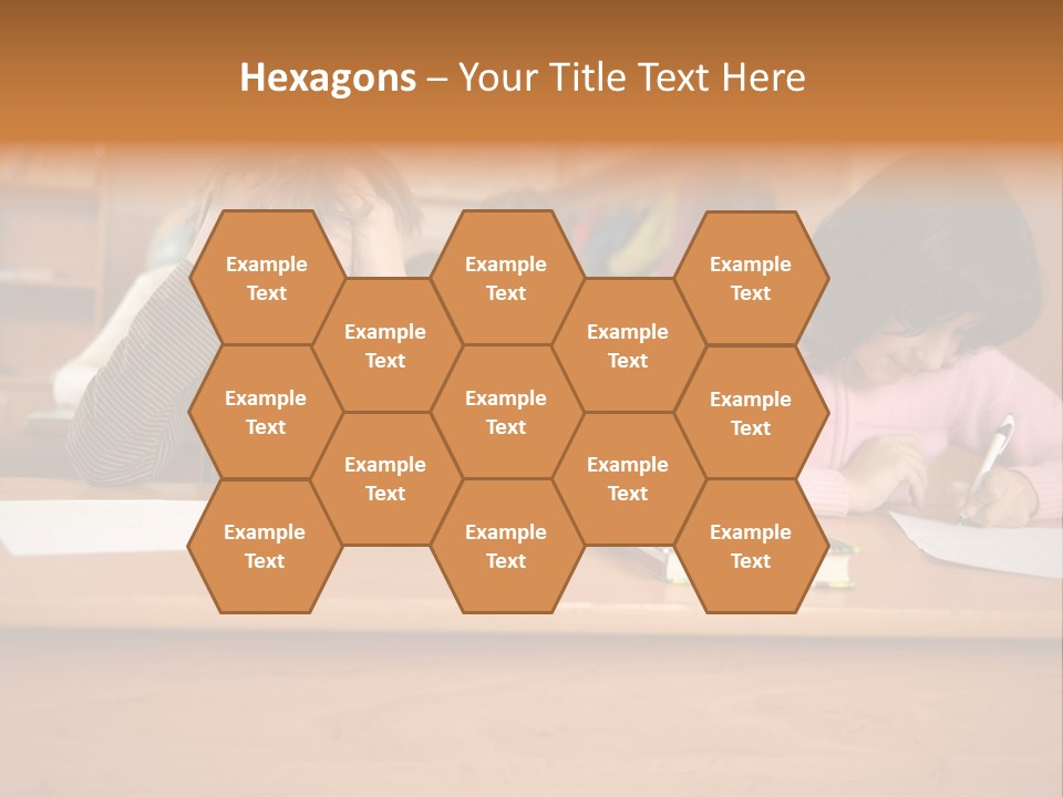 Elementary Sit Together PowerPoint Template