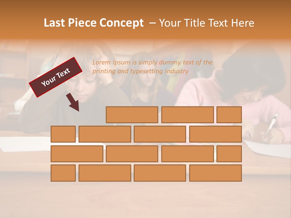 Elementary Sit Together PowerPoint Template