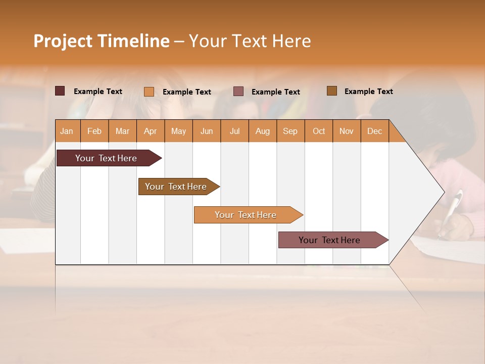 Elementary Sit Together PowerPoint Template