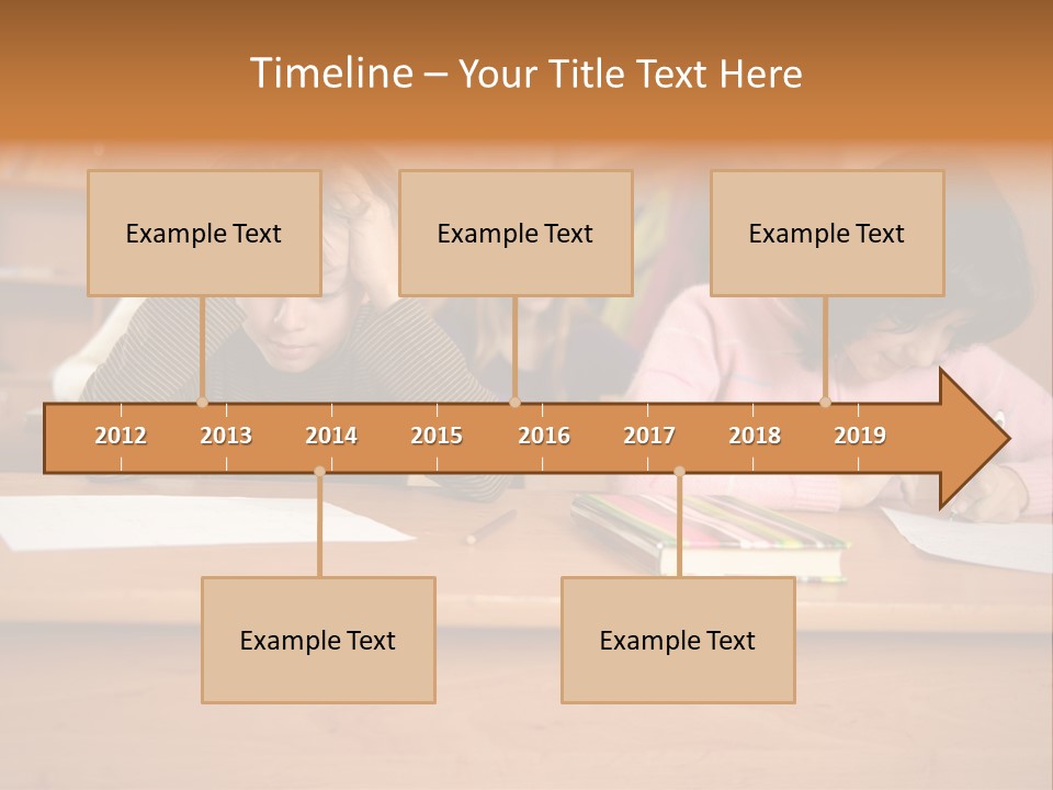 Elementary Sit Together PowerPoint Template