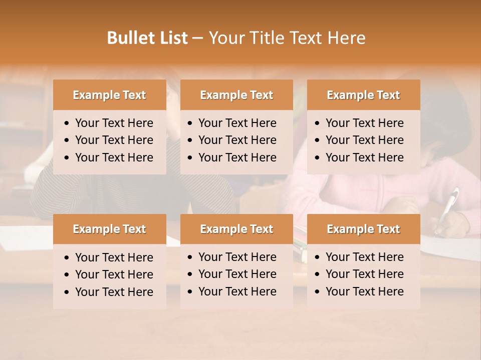 Elementary Sit Together PowerPoint Template