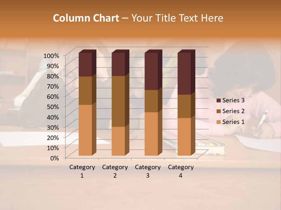 Elementary Sit Together PowerPoint Template