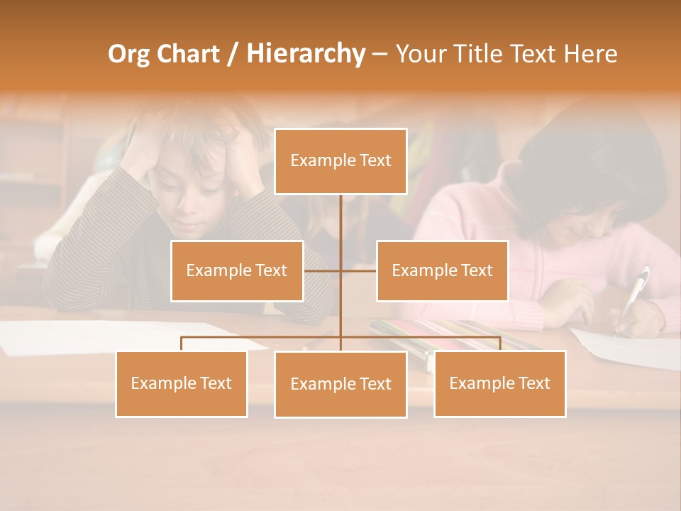 Elementary Sit Together PowerPoint Template