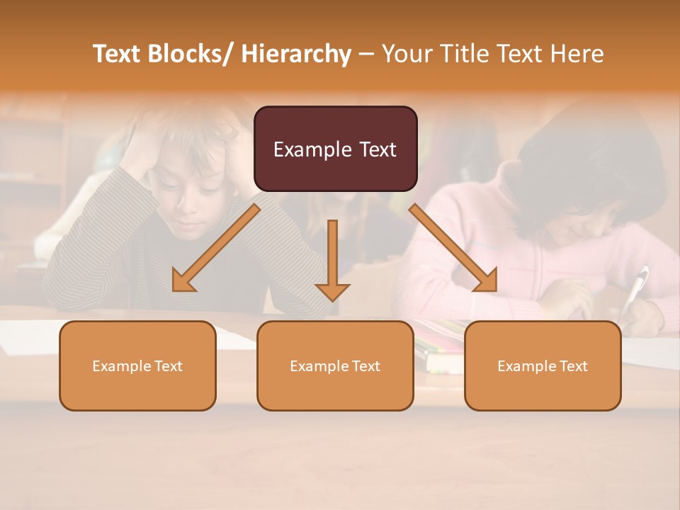 Elementary Sit Together PowerPoint Template