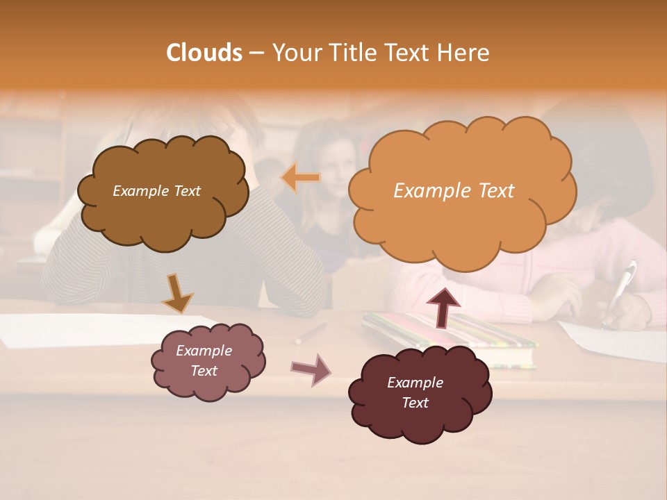 Elementary Sit Together PowerPoint Template
